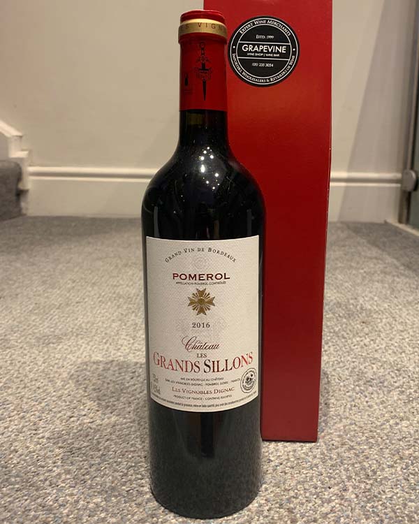 Bottle of Pomerol, Chateau Grands Sillons
