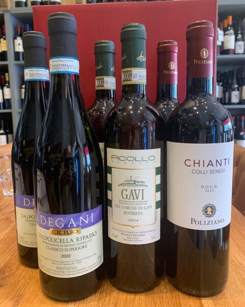 Italian 6 Bottle Box