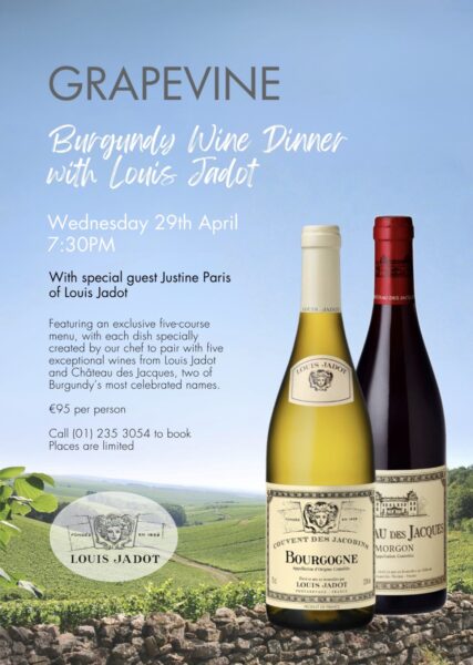 Burgundy Wine Dinner with Louis Jadot