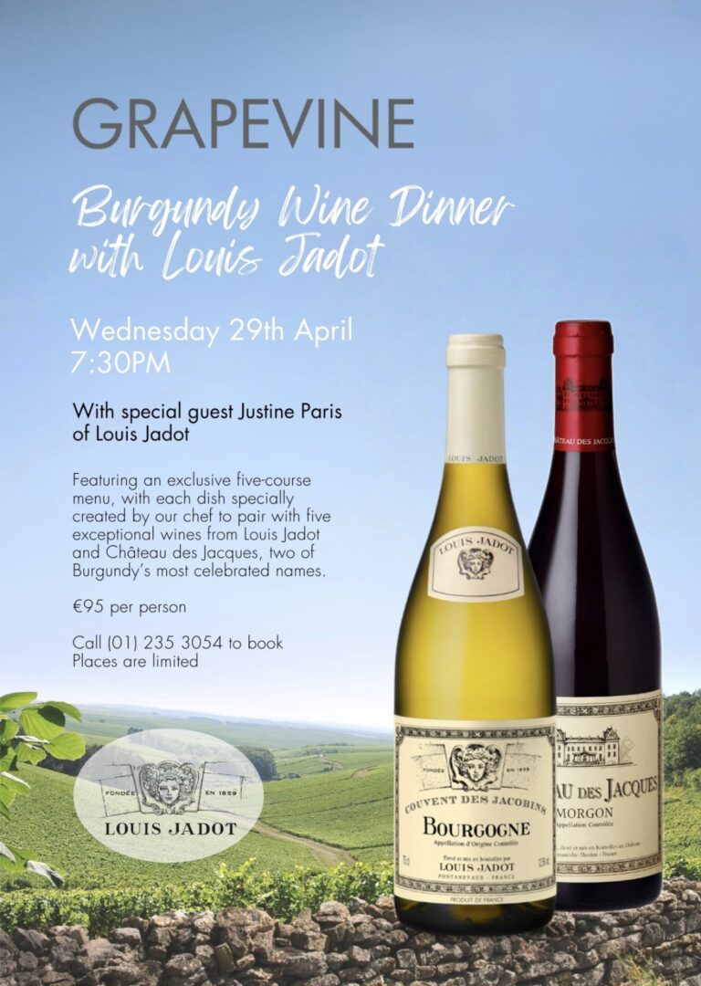 Burgundy Wine Dinner with Louis Jadot
