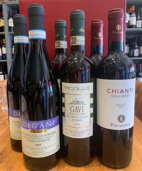 Italian 6 Bottle Box